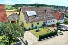 1 Tolle Doppelhaush�lfte mit einmaligem Ausblick in Dischingen !