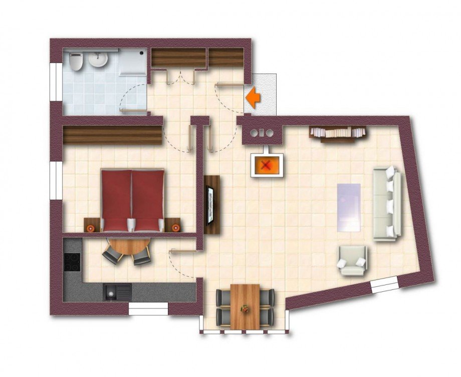 Grundriss Wohnung Dillingen