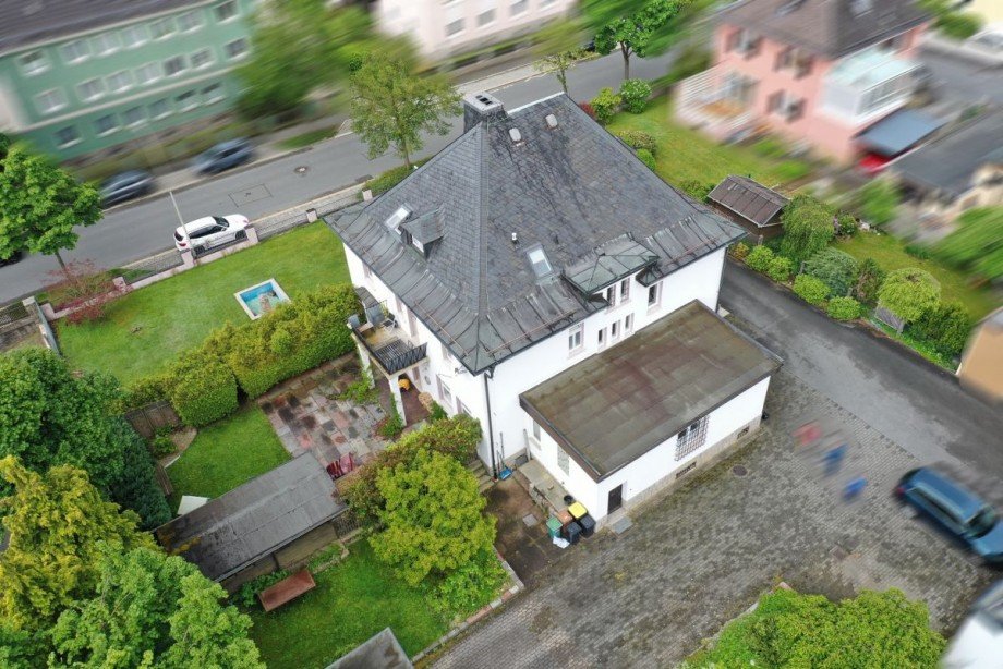 Ansicht Osten Haus Schwarzenbach an der Saale