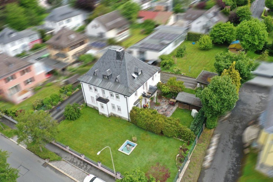 Komplettansicht S�den Haus Schwarzenbach an der Saale