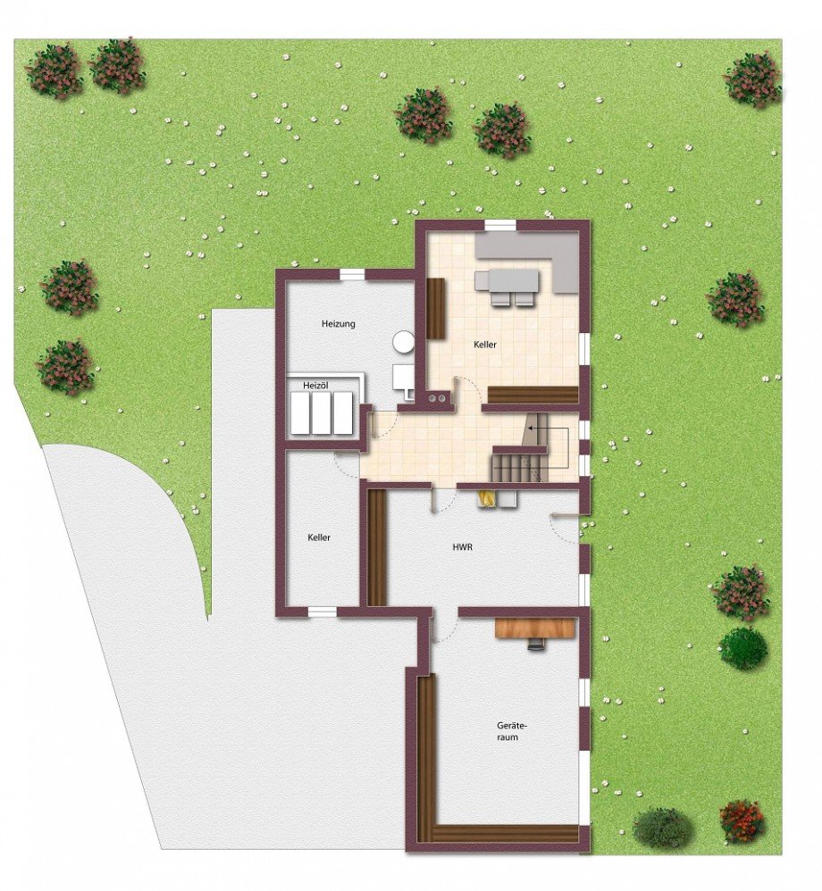 Untergescho� Haus Binswangen