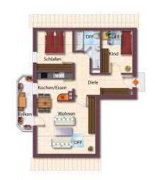 99 Sch�ne 3-Zimmer Wohnung im Herzen von Gundelfingen
