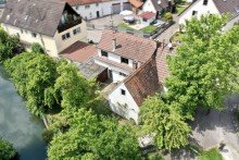 3 Einfamilienhaus in einzigartiger Lage, direkt am Fluss in Wittislingen !