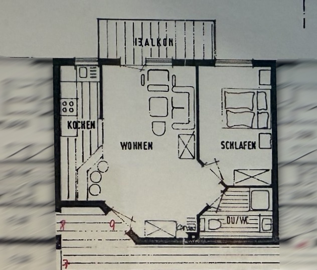 Grundriss Etagenwohnung Lauingen