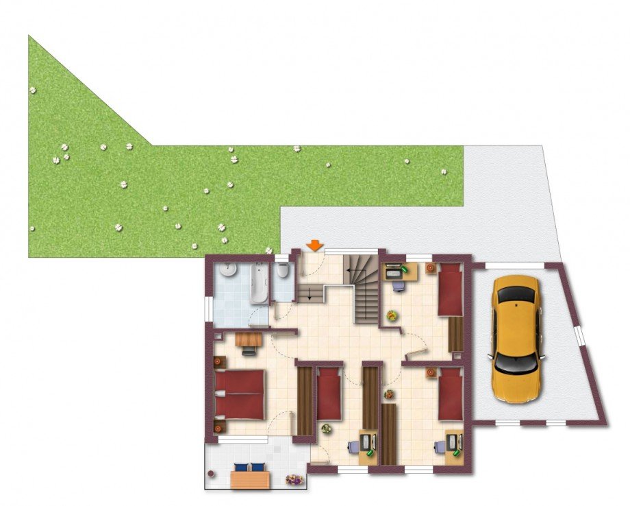 Erdgescho� Haus Schnuttenbach